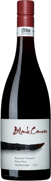 Blank Canvas Escaroth Vineyard Pinot Noir 2021 bottle - Marlborough